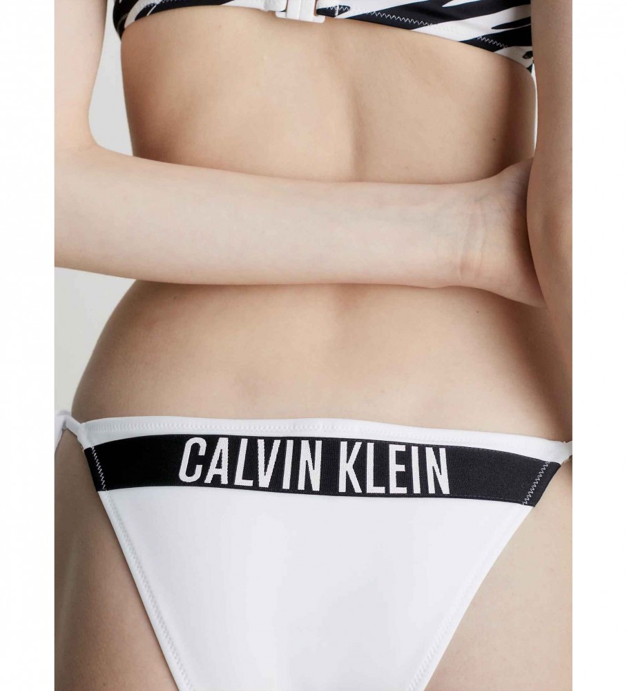 Biquíni Calvin Klein Braguita com amarração lateral Intense Power branco