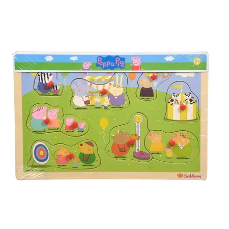 Eichhorn Peppa Pig Steckpuzzle, sortiert