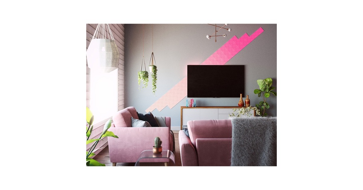 NanoleafCanvas Starter Kit - 9-pack ledverlichting  (1200K - 6500K)