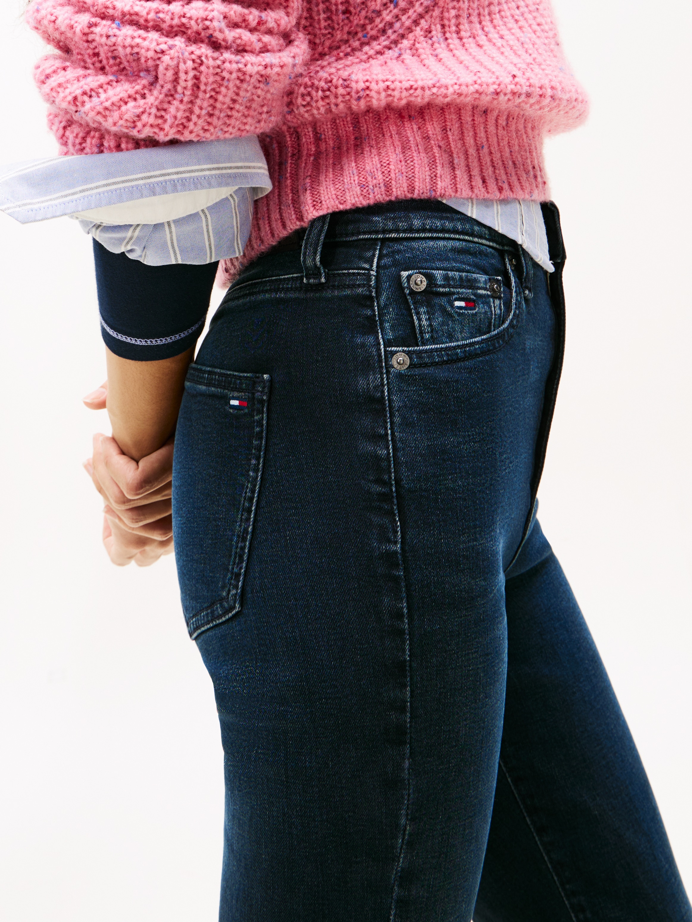 Tommy Jeans Bootcut-Jeans »SYLVIA HGH FLR DI1261« in ausgestellter Form