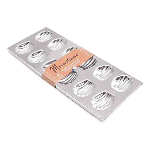 Moule à madeleines en fer blanc 12 empreintes Scrapcooking