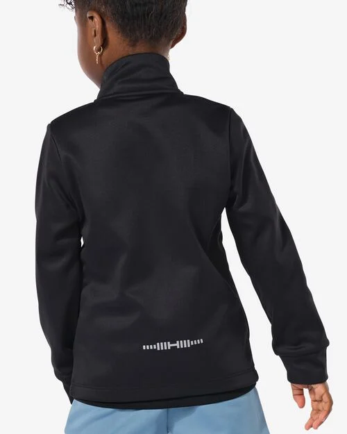 veste d'entraînement polaire pour enfants noir