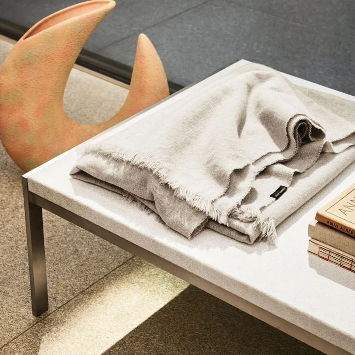 Fritz Hansen - Classic Wolldecke, 130 x 180 cm, sand grey