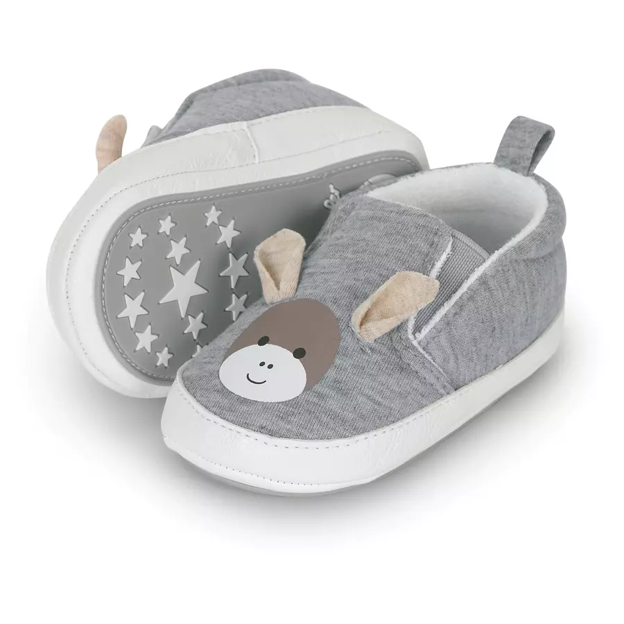 Sterntaler Baby-Schuh Emmi silber melange