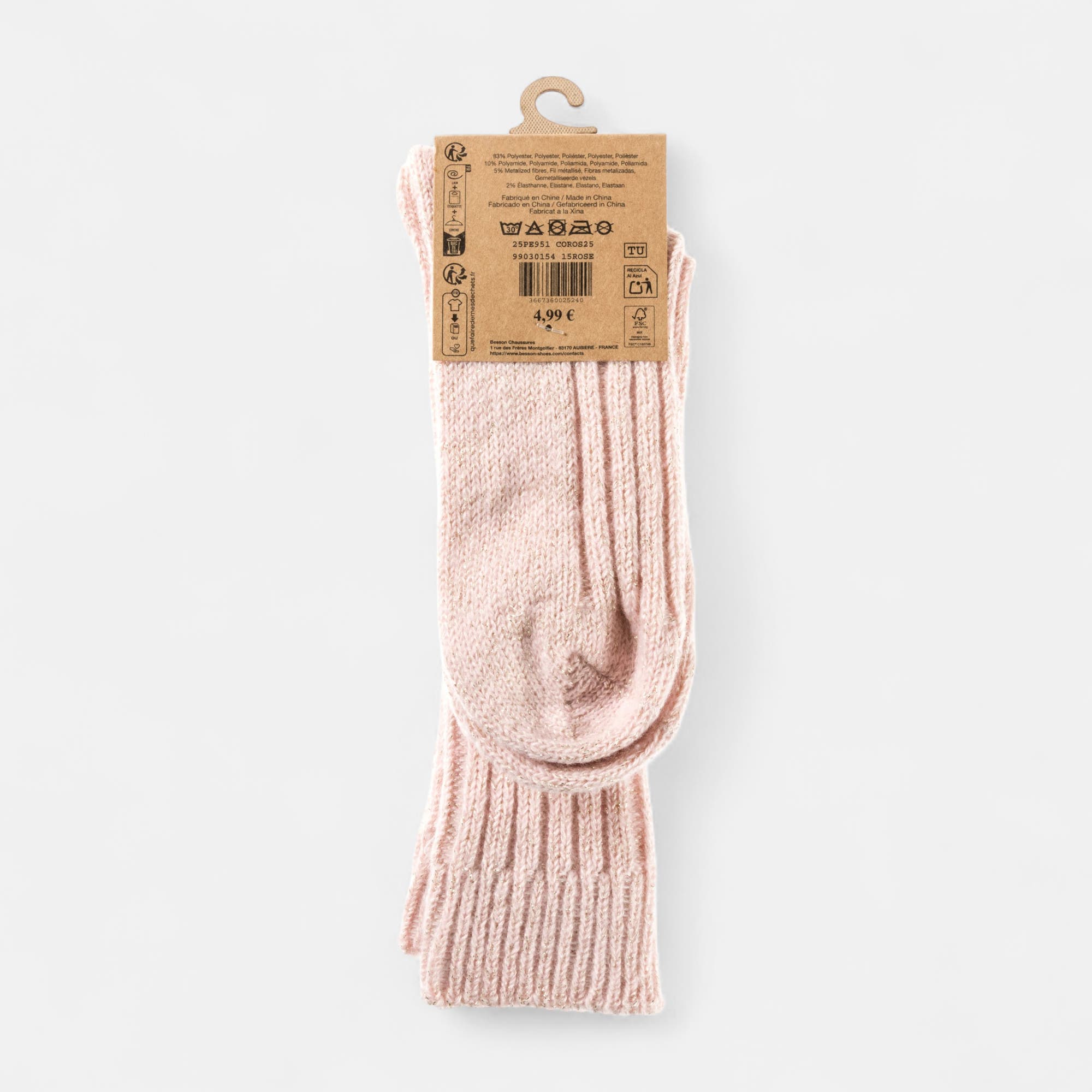 Chaussettes Femme rose