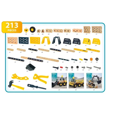 BRIO Builder Großes Volvo Baufahrzeuge-Set