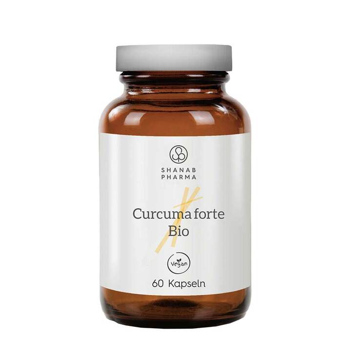 Curcuma Forte Bio + Bioperine vegan Kapseln, 60 St