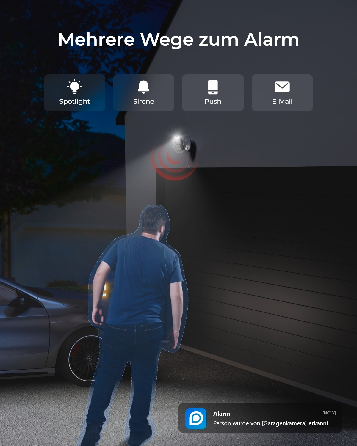 Reolink Überwachungskamera »Lumus Series E430 WiFi-Outdoor« Aussenbereich