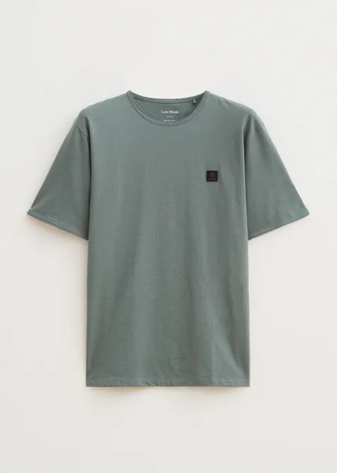 T-shirt met logo groen (GRN.SA)