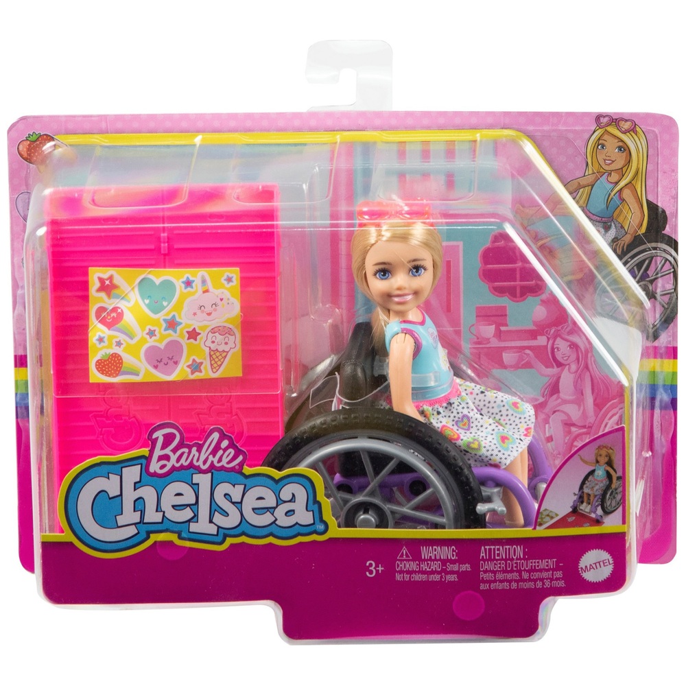 Barbie Chelsea Rollstuhlpuppe und Rampe