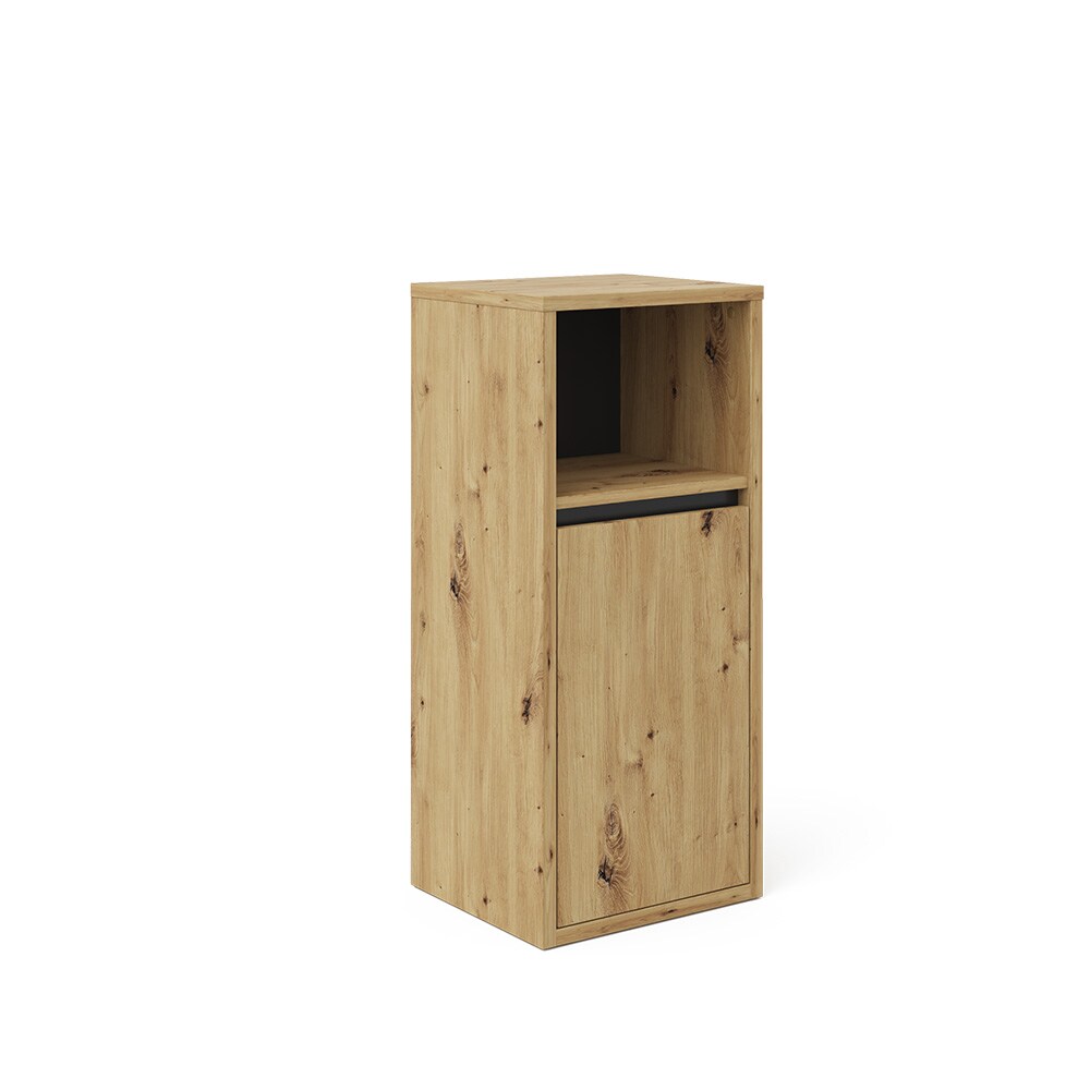 Vicco Midischrank Badschrank Badezimmermöbel Viola Eiche Anthrazit modern 38x80 Badezimmer Schrank Badmöbel Schranktür Schrankfach Ablage Aufbewahrung