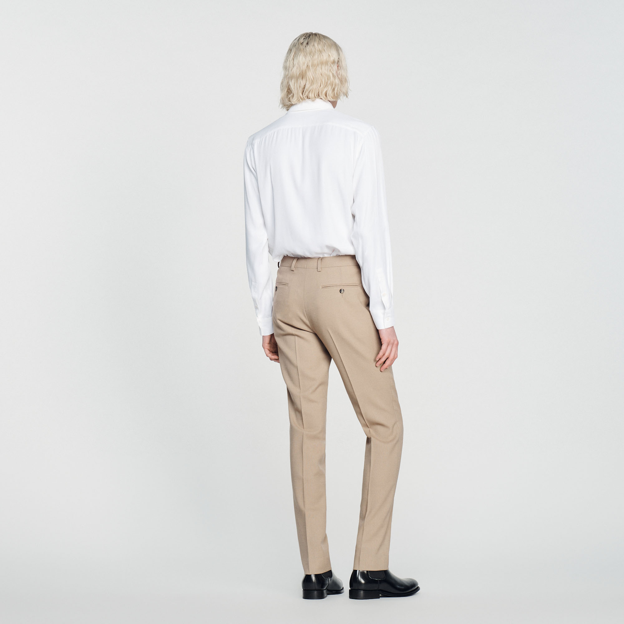 Pantalon de costume en laine