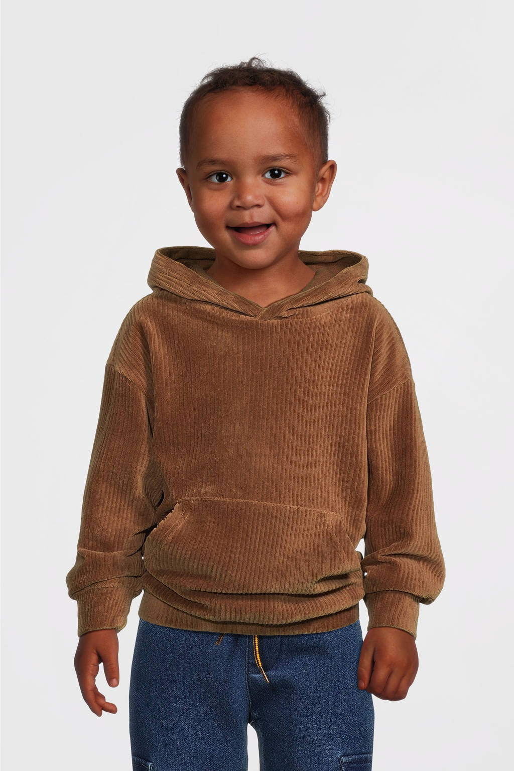 NAME IT hoodie NMMNELUR bruin