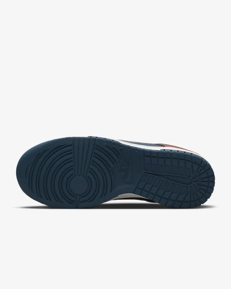Chaussures Nike Dunk Low Rouge & Bleu pour femme