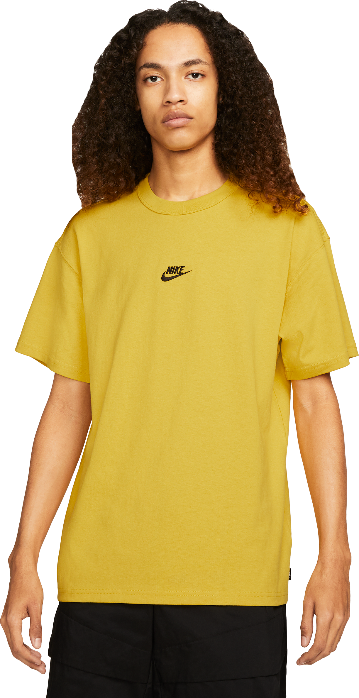 Nike Premium Essentials T-Shirt Gelb Schwarz F709
