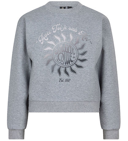 Indische Blue Jeans Bluse - Dark Grey Melange