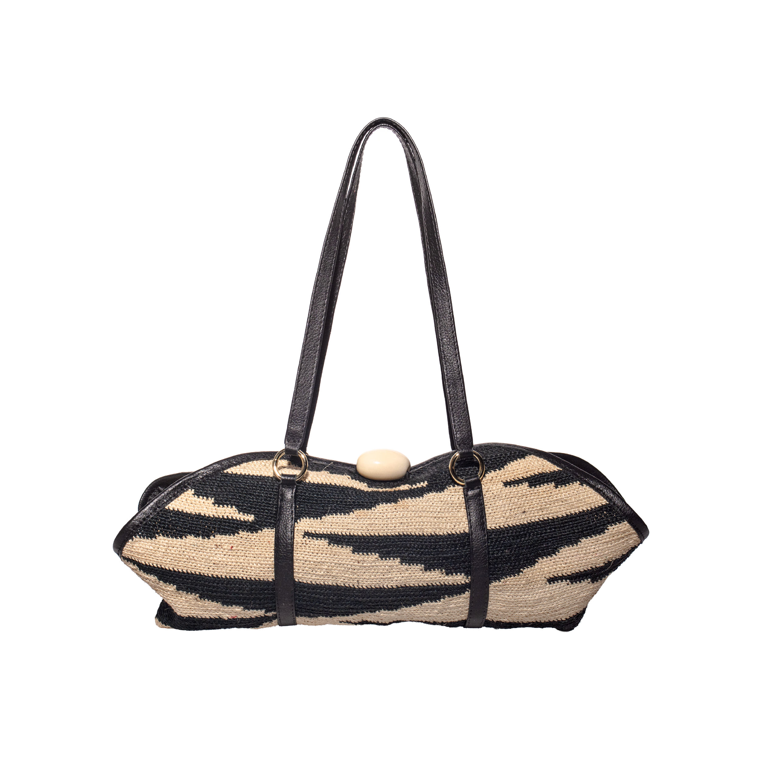 Mini pochette en sisal