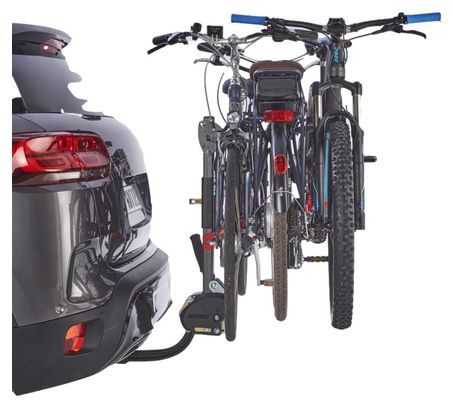 Porte-Vélo sur Boule d'Attelage Rabattable Mottez Hercule 3 Elec - 3 Vélos