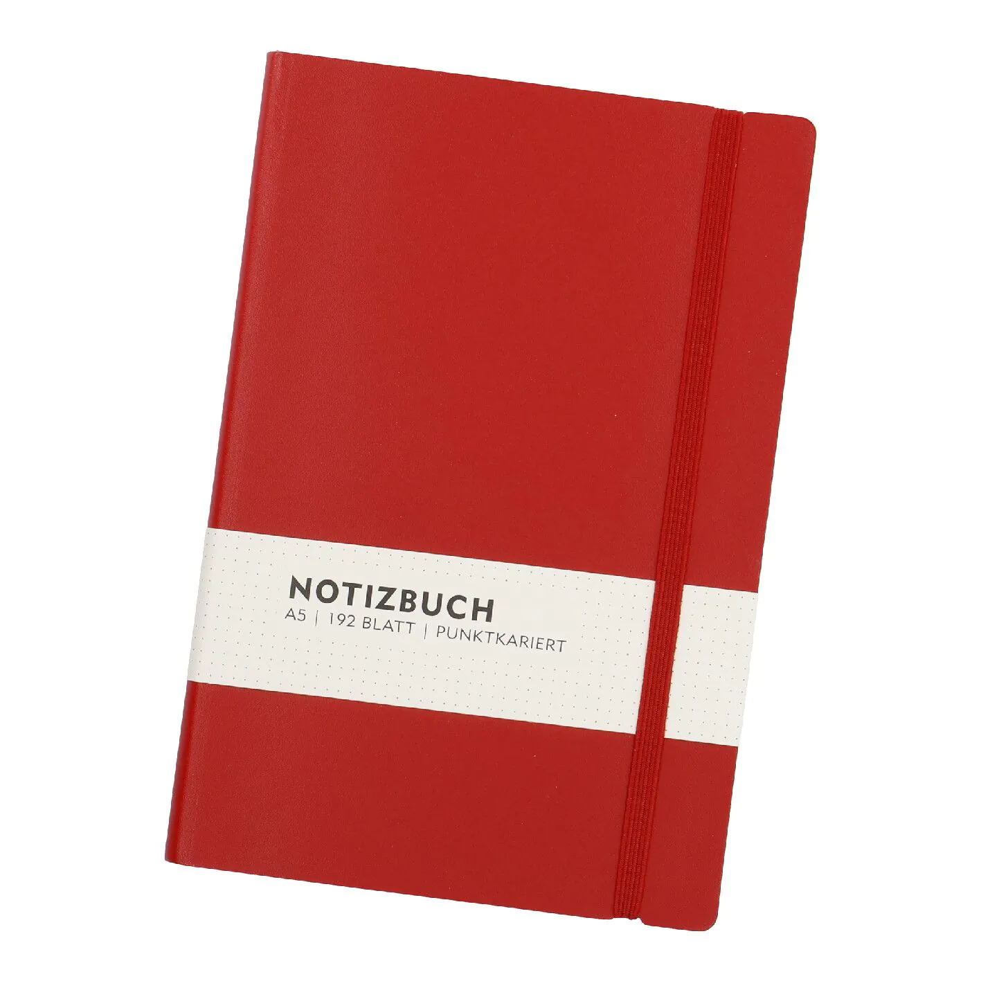 Notizbuch A5, Uni, rot