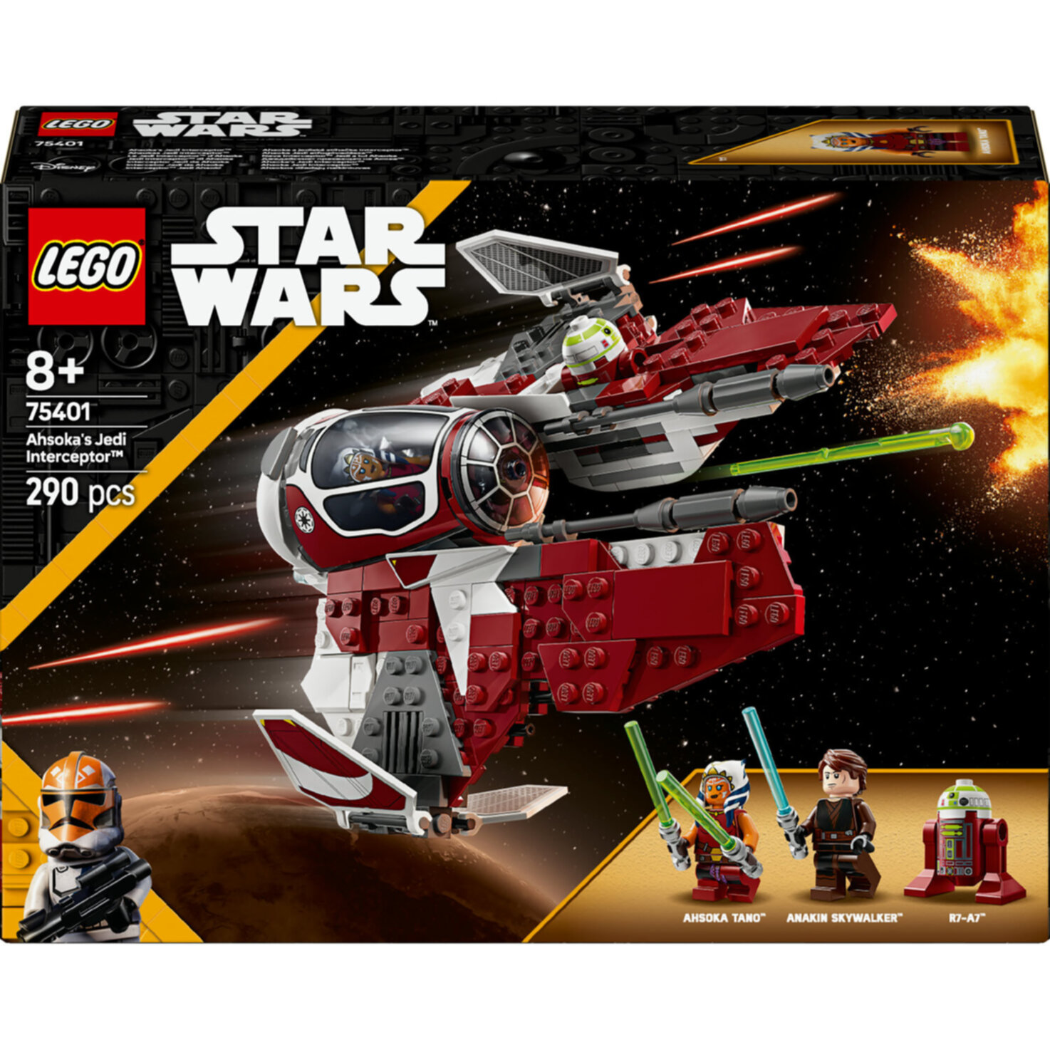 LEGO® Star Wars 75401 Ahsokas Jedi Interceptor ab 8 Jahren