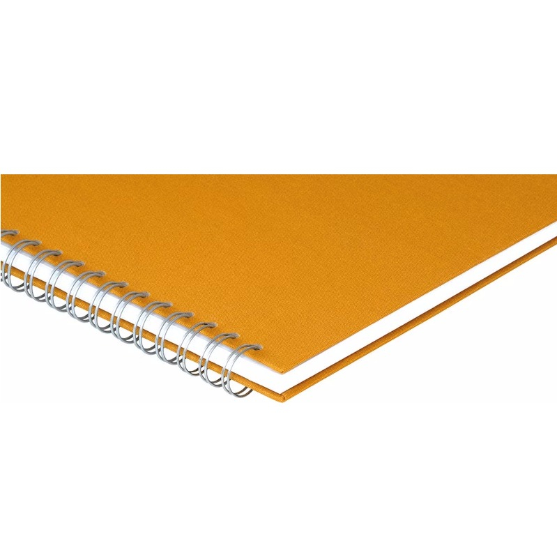 (20x20cm) Creative Leinen Square Album Foto Spiralalbum Gäste Buch (8.148600) - Curry