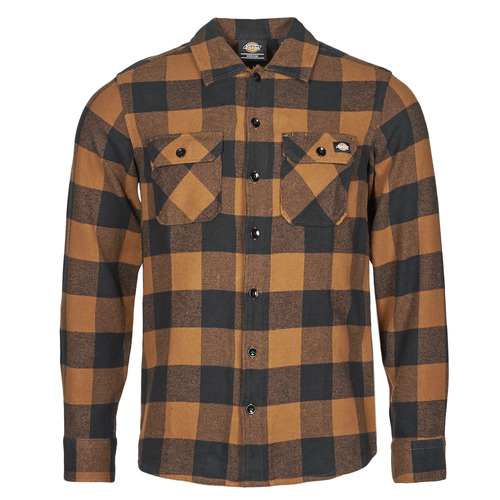 Dickies - NEW SACRAMENTO SHIRT - Camel / Noir