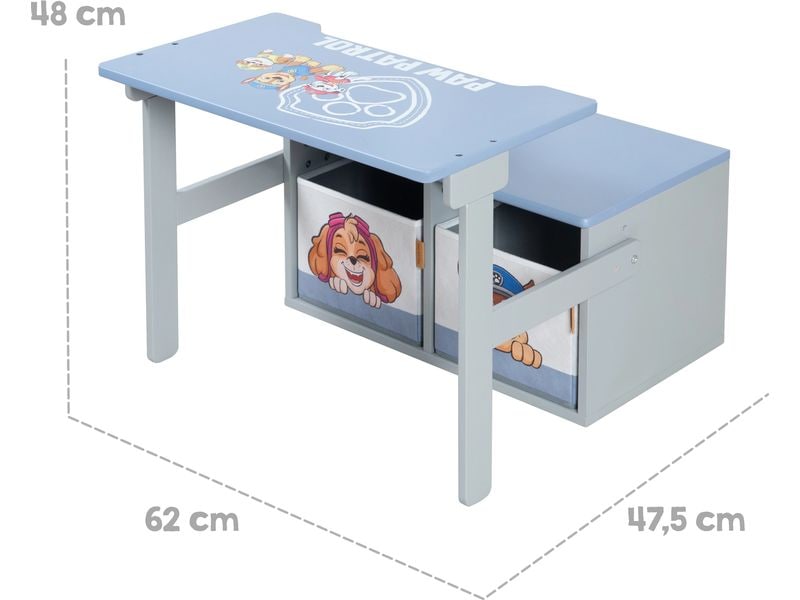 roba Paw Patrol klappbare Sitzbank mit Box Klappbare Sitzbank mit Canvas Boxen