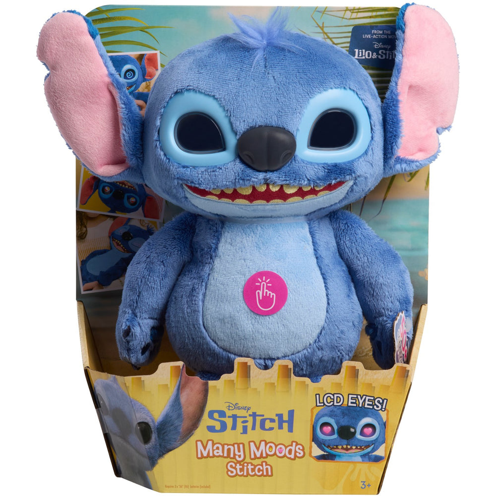 Køb Disney Stitch Movie Emotive Eye Feature Plys 27 Cm