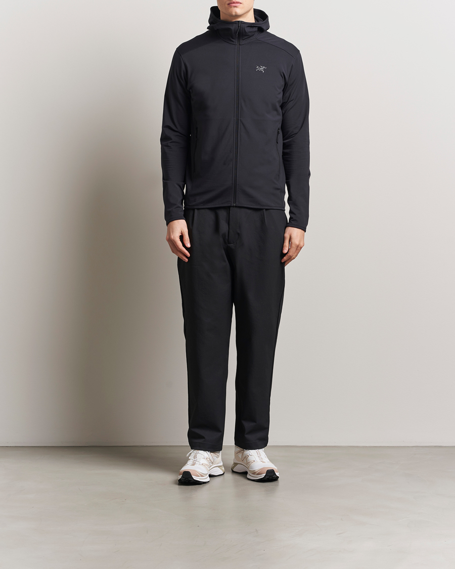 Arc'teryx Kyanite Lightweight Full Zip Hoodie Black