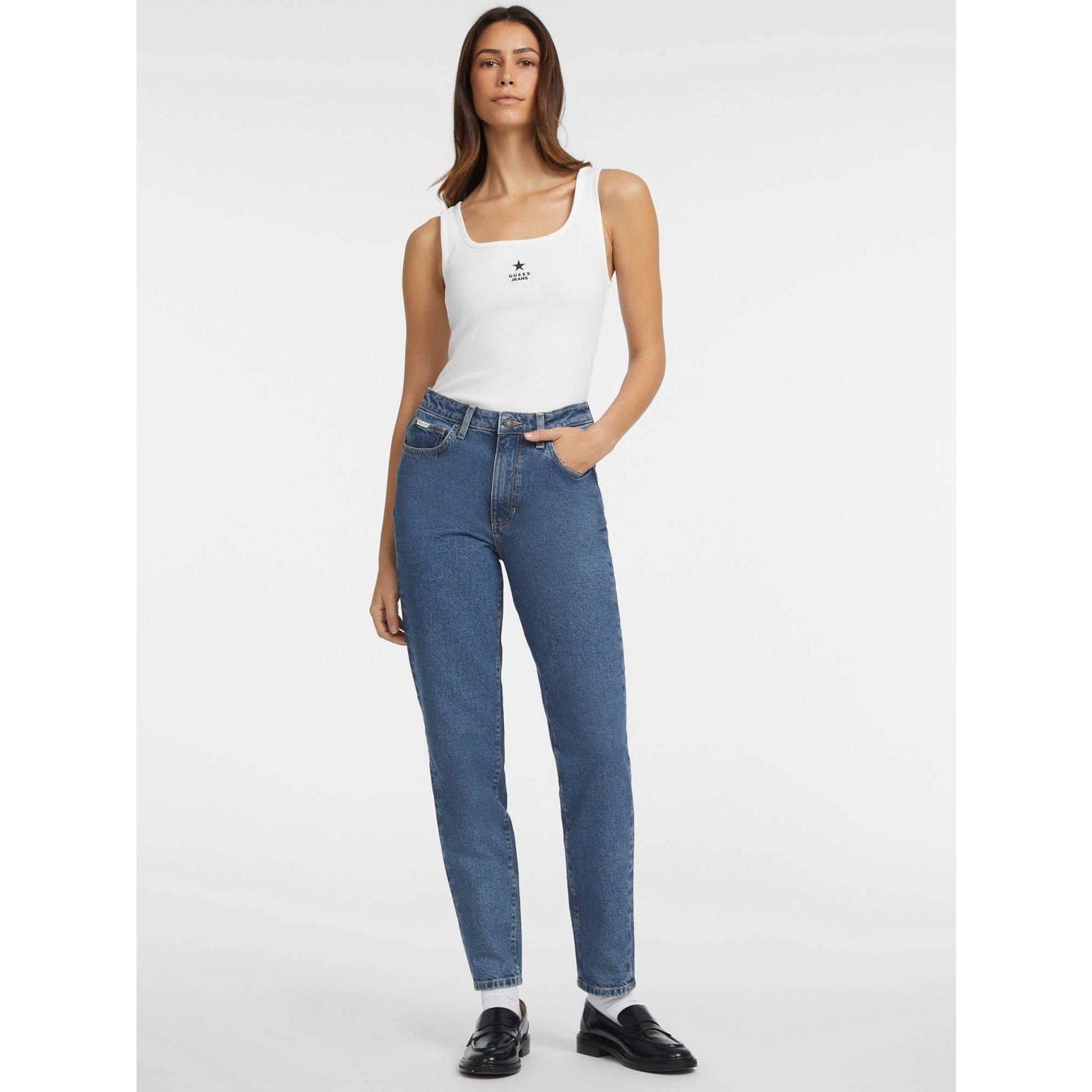Guess Embroidered Star Tank Top