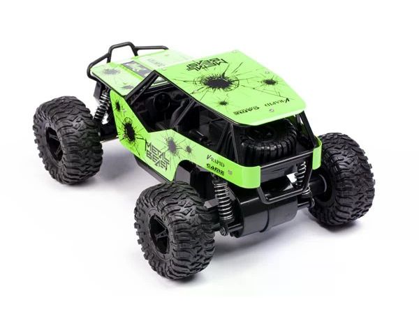 TEC-TOY Buggy Metal Beast Grün, 1:16 Akku-Betriebenes RC Off-Road Auto für Kinder ab 8 Jahren