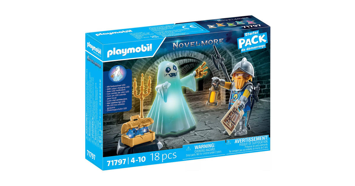 PLAYMOBILNovelmore - Spook en Novelmore ridder Constructiespeelgoed  (71797)