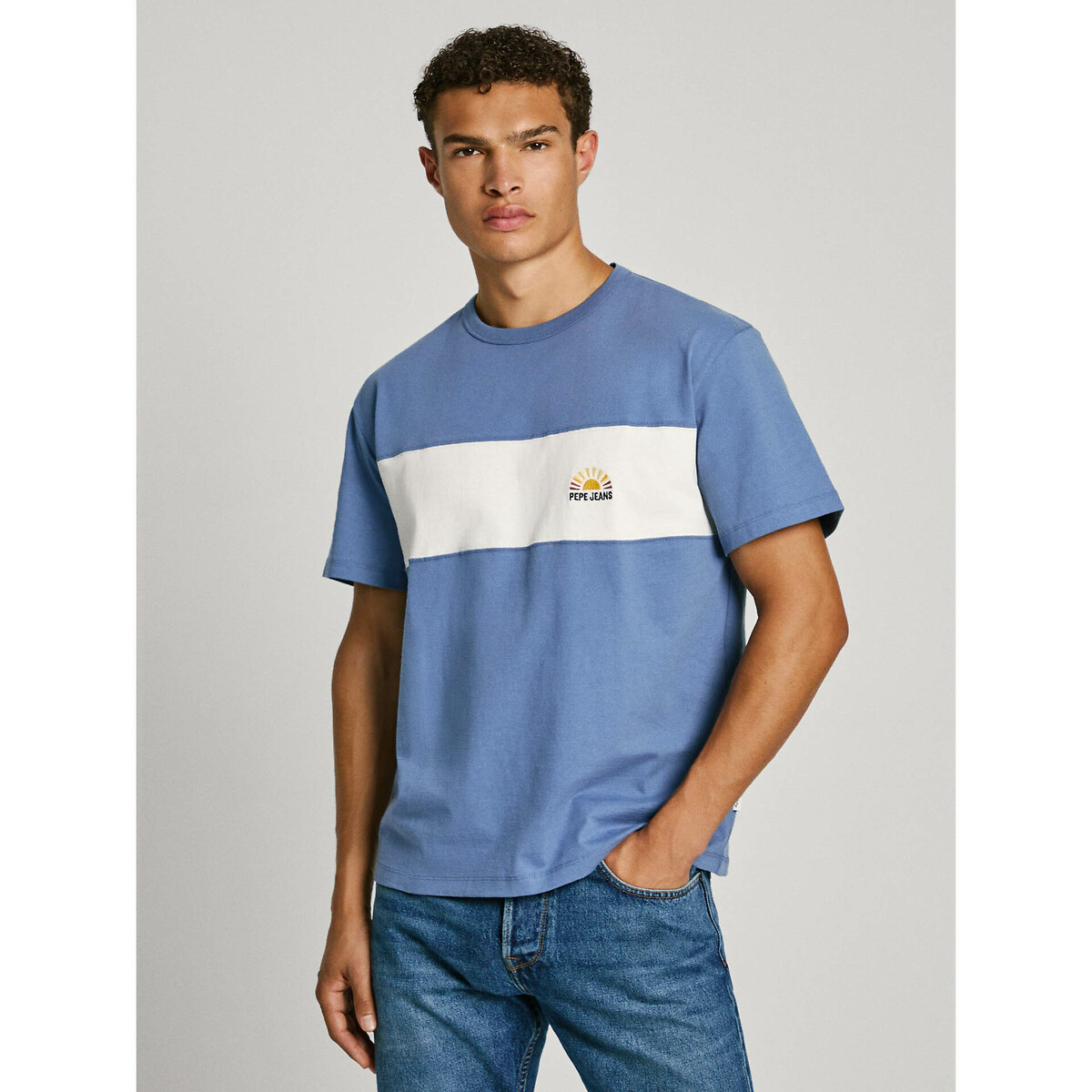Camiseta PEPE JEANS com logotipo bordado