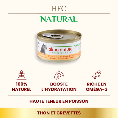 Almo Nature HFC Natural Thunfisch & Garnelen 70g
