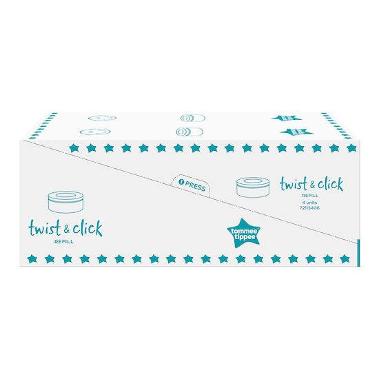 Recharges Twist & Click pour poubelles à couches   x1   de               Tommee Tippee