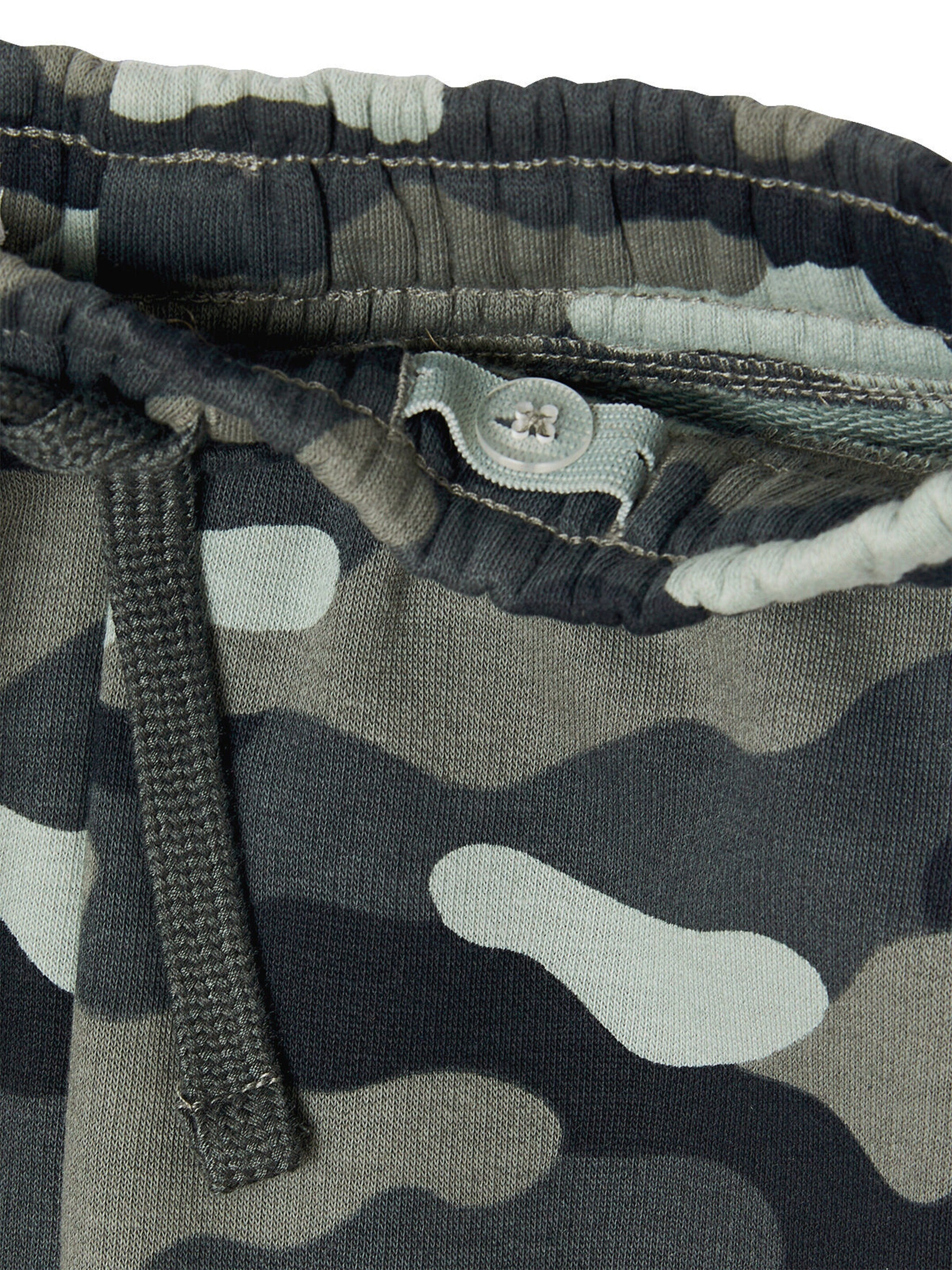 Vertbaudet Jungen Shorts mit Tarnmuster und Recycling-Polyester khaki