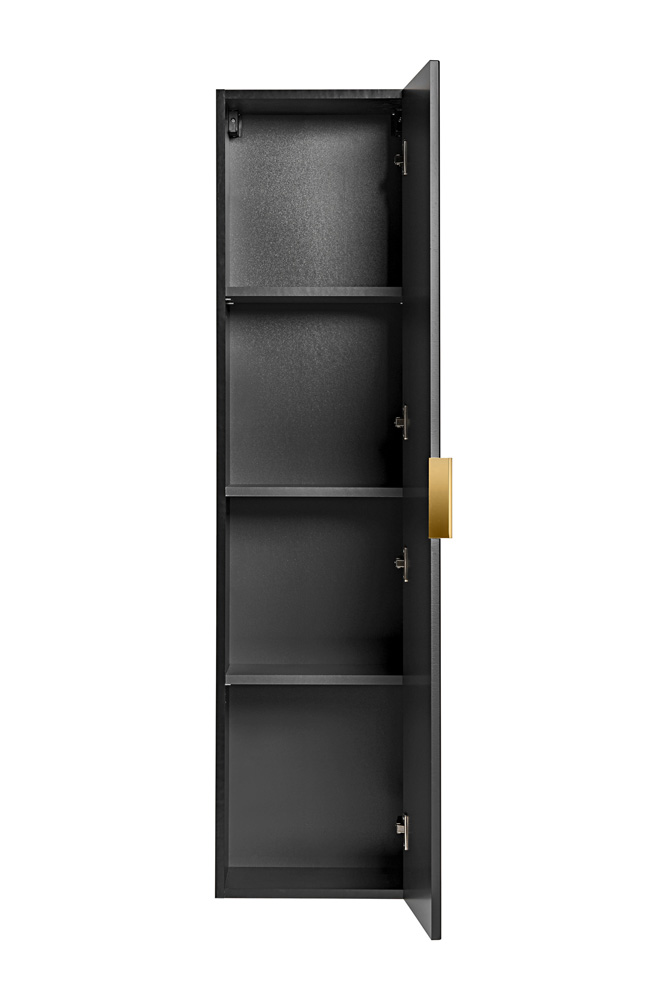 Comad Adele Black FSC kolomkast 35x25x140cm zwart mat