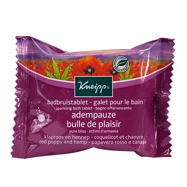 Pedras de Banho Kneipp Bubble of Pleasure de Cânhamo 80g