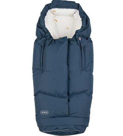 Voksi Fußsack - City North - 90/115 cm - Poppy Blue/Flügel