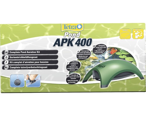 Beluchtingsset voor tuinvijvers TetraPond APK 400 Luchtpomp