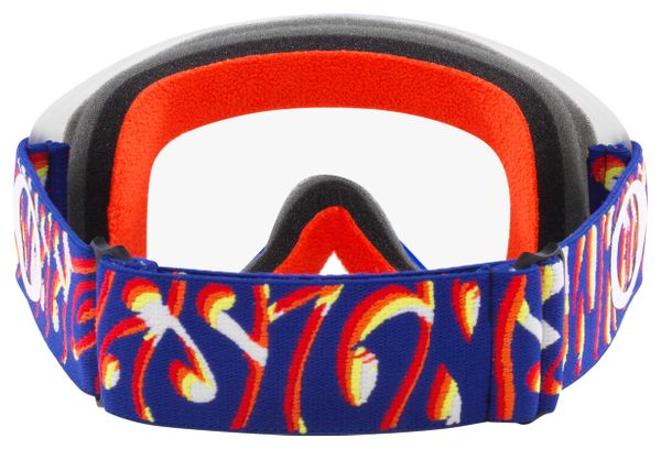 Masque Oakley O Frame 2.0 PRO XS MX Troy Lee Design Peace & Wheelies/Ecran Clear/ Ref: OO7116-22