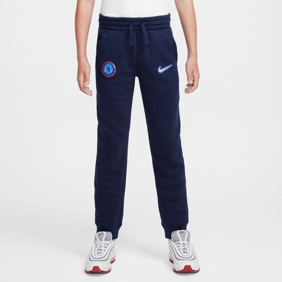 Chelsea Bas de Survêtement NSW Club Fleece - Bleu Foncé/Blanc Enfant