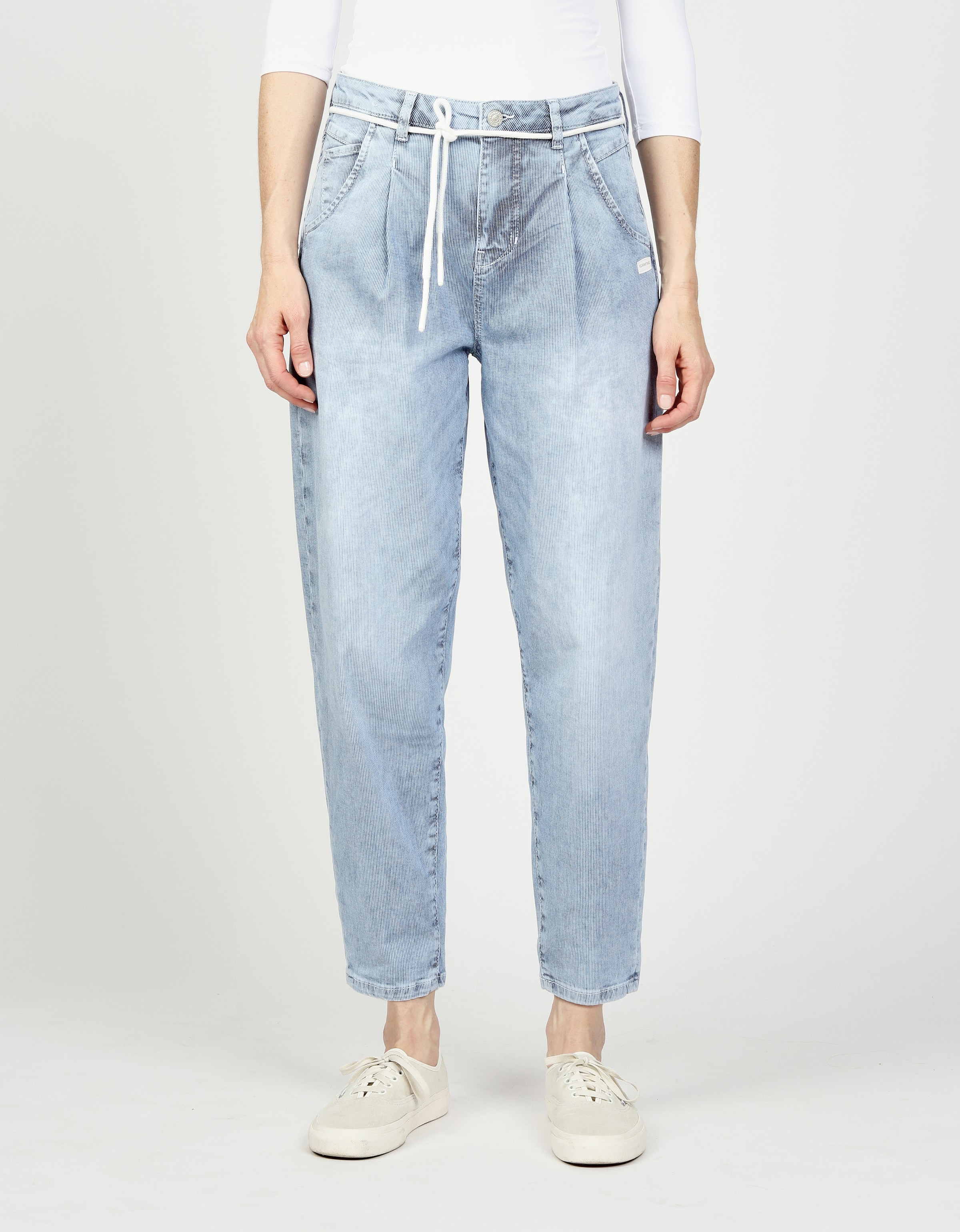 GANG Ankle-Jeans »94SILVIA JOGGER«, im Ballon-Fit, lässig-weiter O-Shape