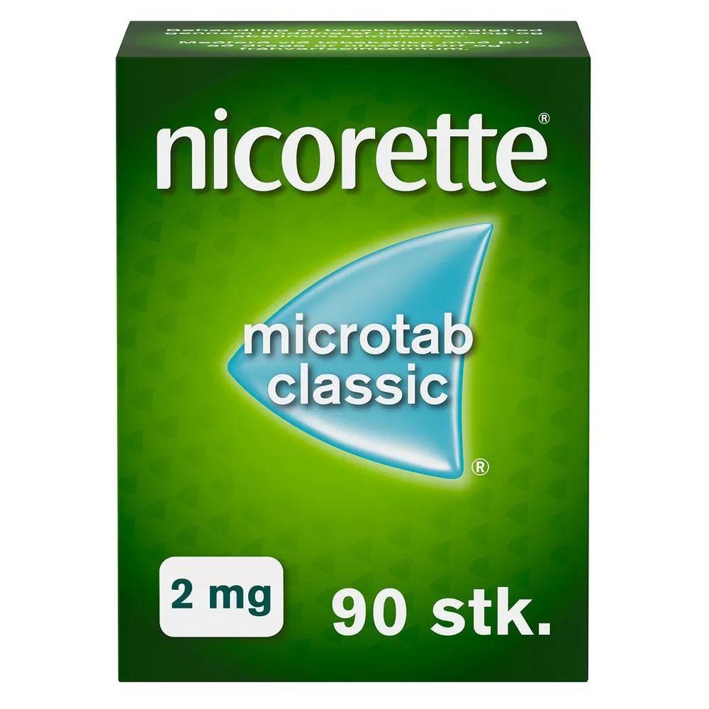 Nicorette Microtab Classic 2 mg - 90 stk