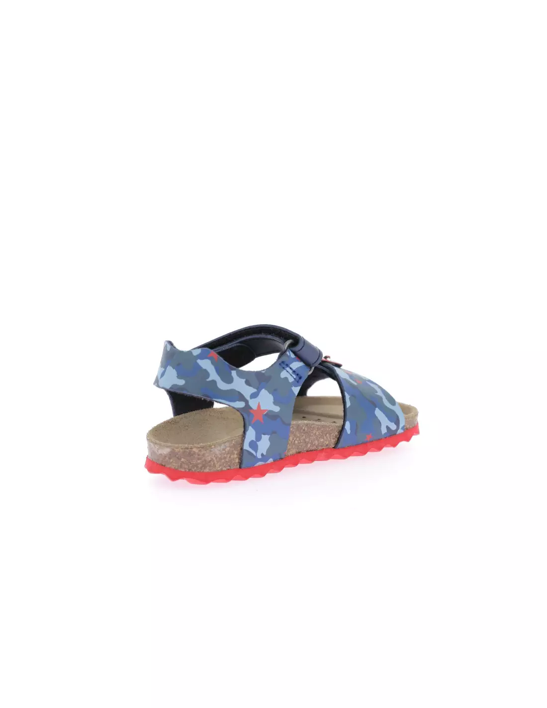 GEOX CHALKI - Sandales & nu-pieds C0735NAVYRED