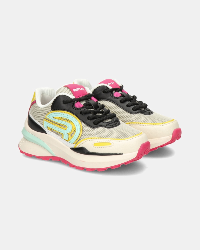 Replay Athena Jr. Dad Sneakers  - beige