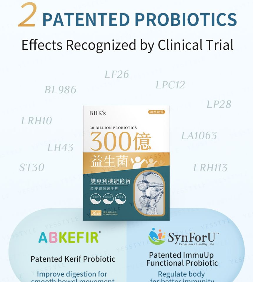 BHK's - 30 miljard probiotica plantaardige capsules