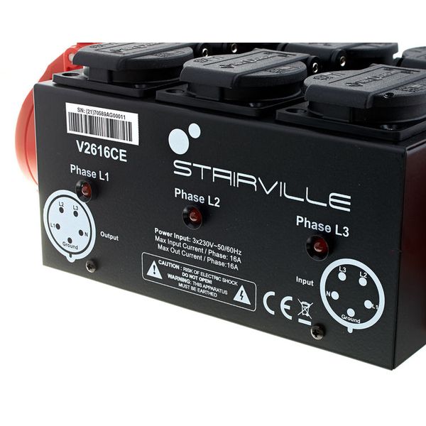 Stairville CEE Split Box V2616BE CE