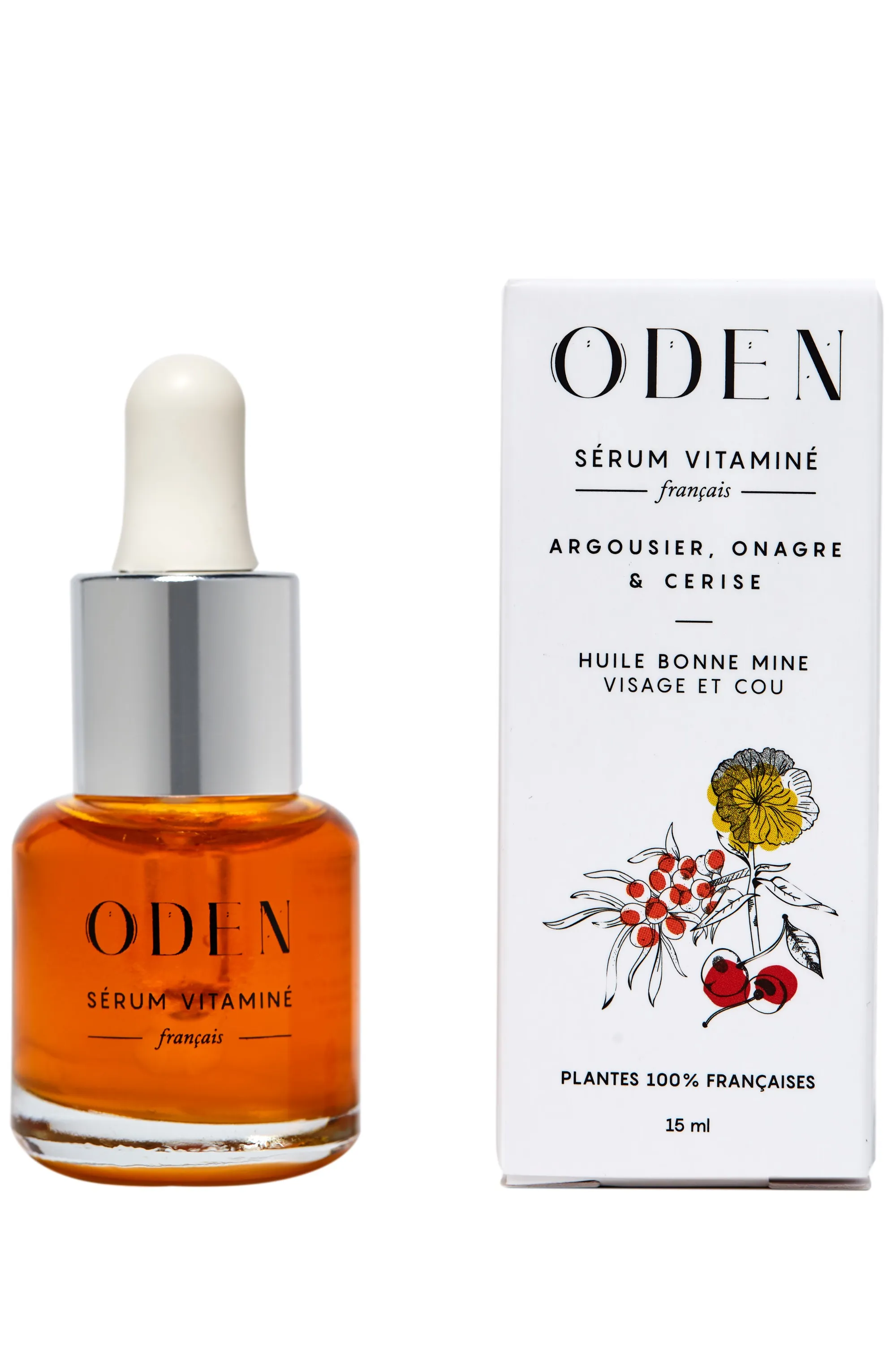 ODEN Sérum vitaminé effet bonne mine-15 ml