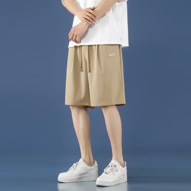 Acritus - Effen shorts met trekkoord
